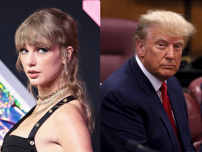 Taylor Swift Is Only Person Who Could Beat Trump In 2024 Election   Taylor Swift Donald Trump 